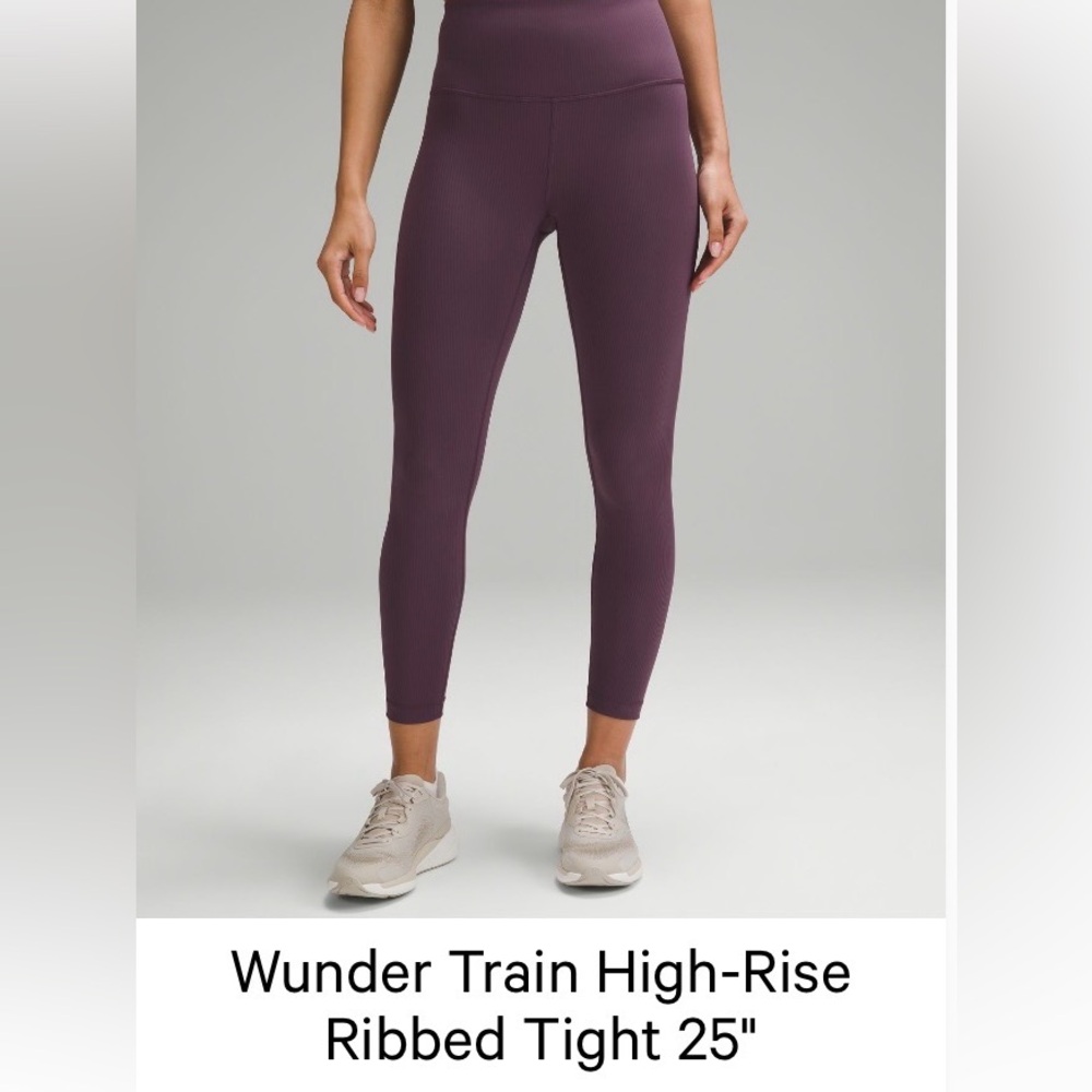 Lululemon Women's Ribbed High-Rise Leggings - like new